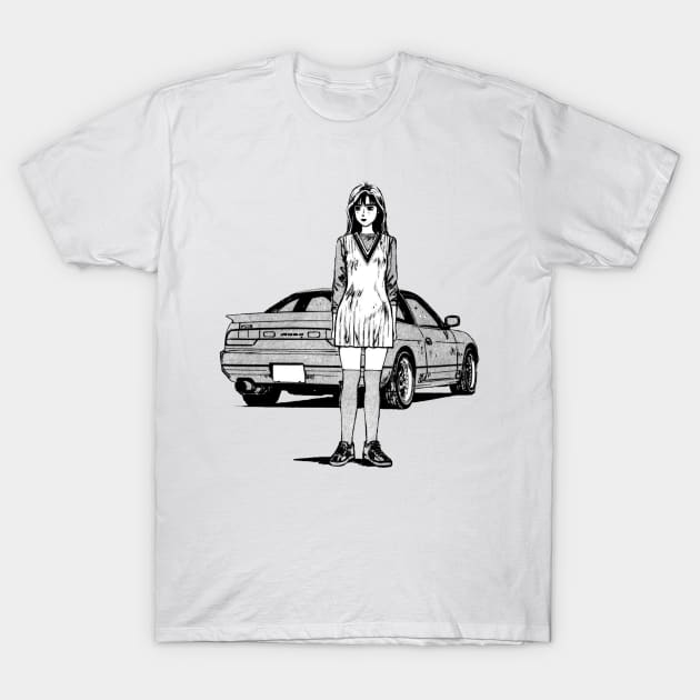 Initial D T-Shirt by rhysendicott